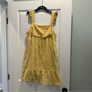 Mittoshop Yellow Striped Dress Size Large